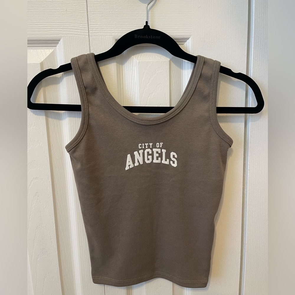 City of Angels Tank Top in Brown